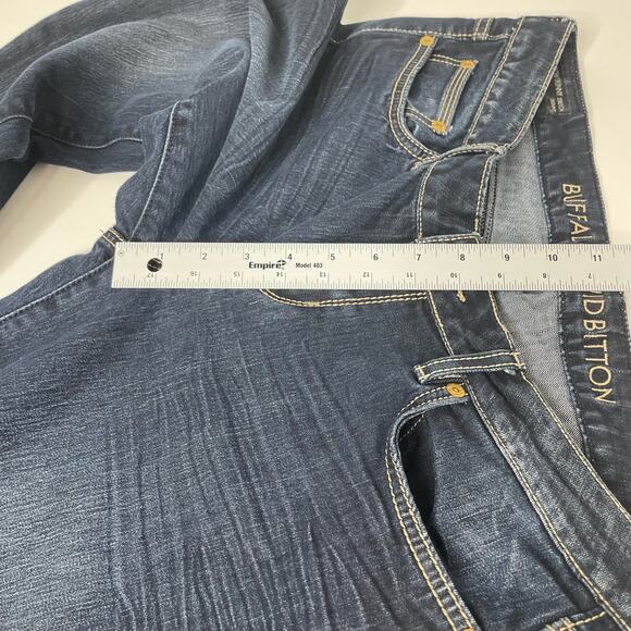 Buffalo David Bitton Jeans Fellow Skinny Stretch Mid Rise Denim Dark Wash 31 - Picture 12 of 13